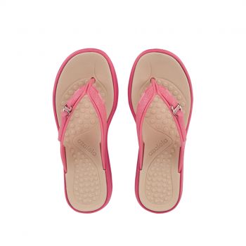 Azaleia Lia Soft Care Tam Pink Women's Wedge Sandals